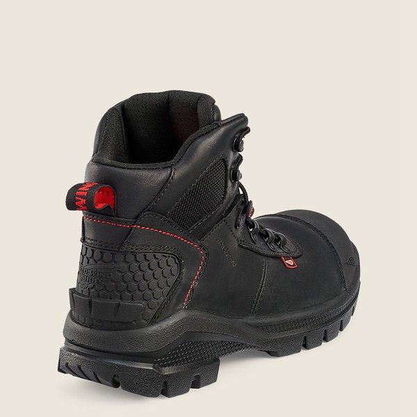 Red Wing Safety Bot Erkek - Crv™ - 6-Inch Waterproof Toe - Siyah - 96PAJNLUX